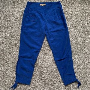 💛4/$20 | GUESS Blue Side Zip Ankle Tie Pants